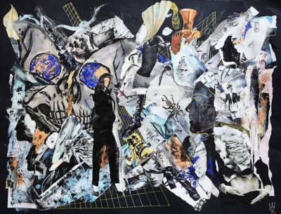Arcano. Collage mixto serie Arcano