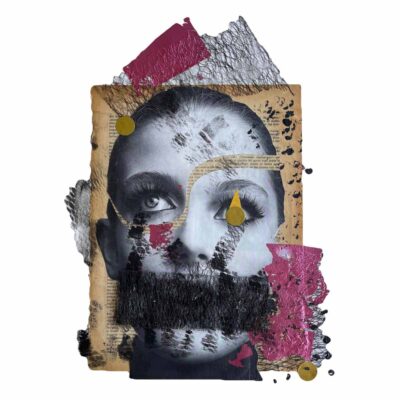 Maniatica. Collage mixto serie Arcano