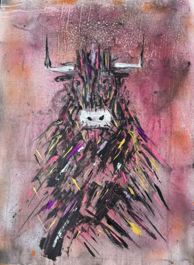 instinto-I-collage-tecnica-mixta-serie-asta-ritual